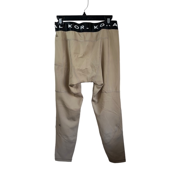 Koral men's X Infinity Leggings cropped Medium wheat Color NWOT - Picture 3 of 6
